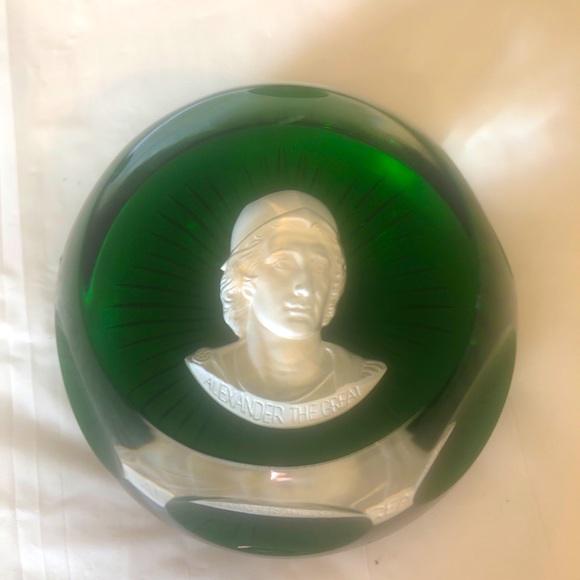 Baccarat Accents Alexander The Great Lead Crystal Baccarat